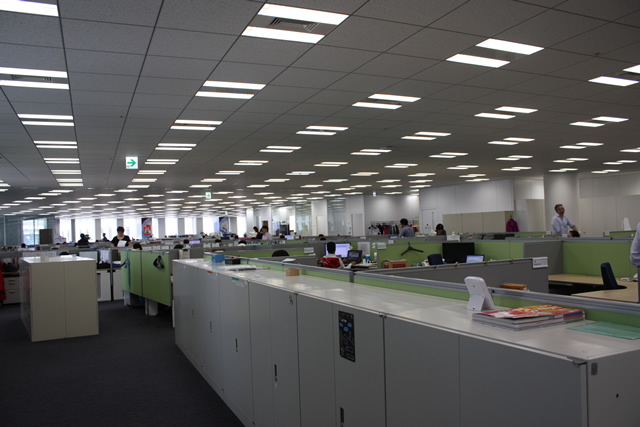 日本ヒルズ・コルゲート株式会社のオフィス風景